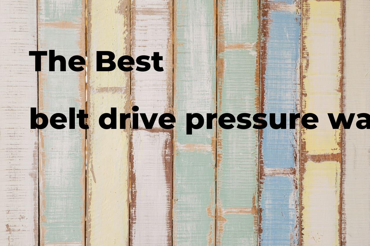 The best belt drive pressure washer Polimetro