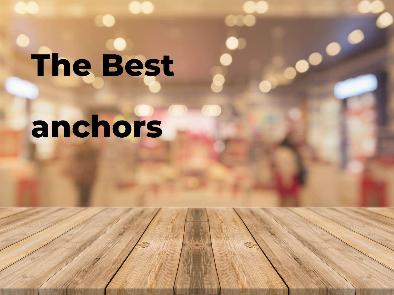 The best anchors. Brands, features & how to Polimetro