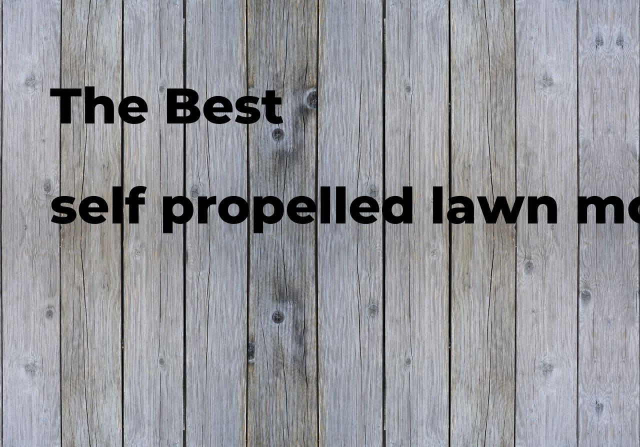 The best self propelled lawn mower under 500. Brands, features & how to Polimetro