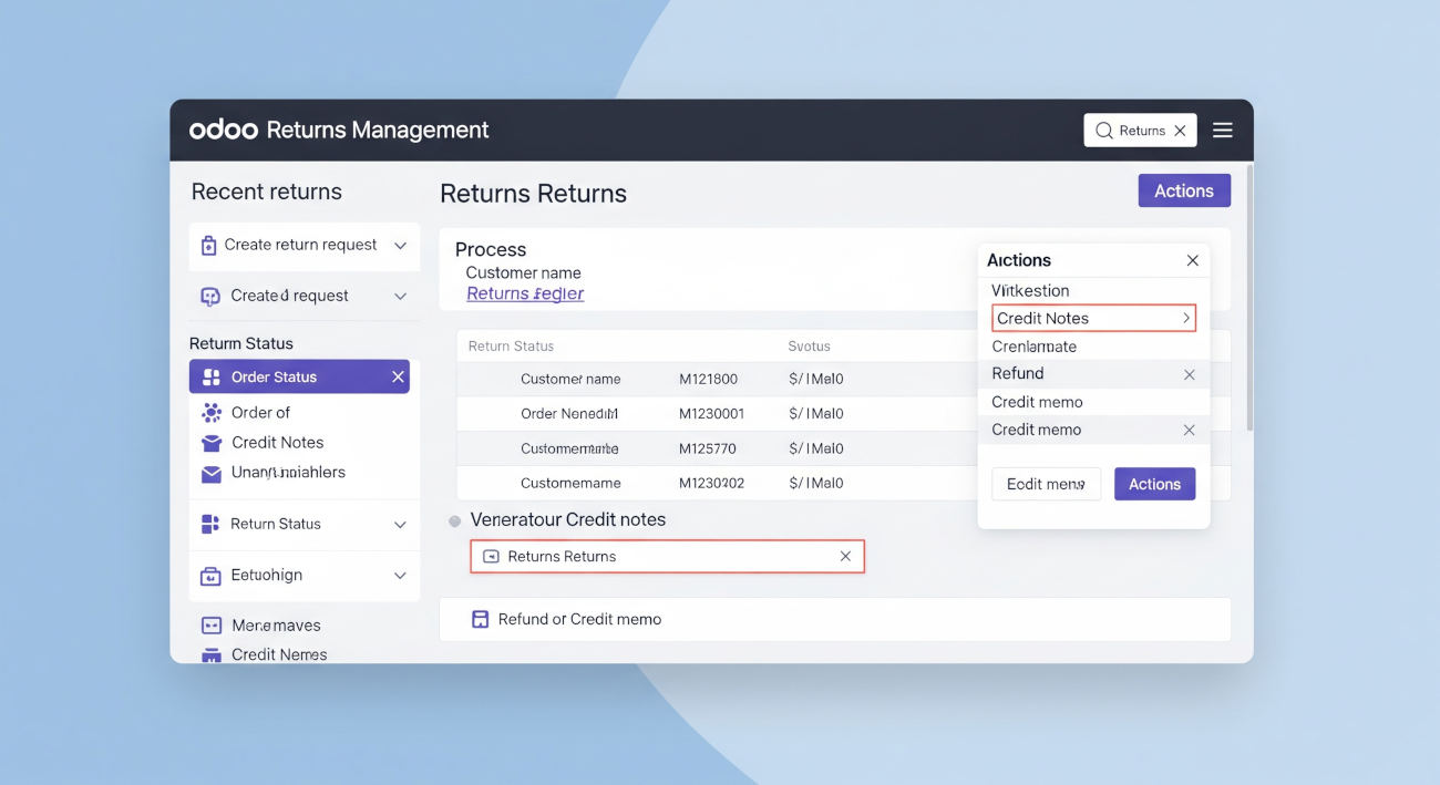 Cómo hacer devoluciones en Odoo