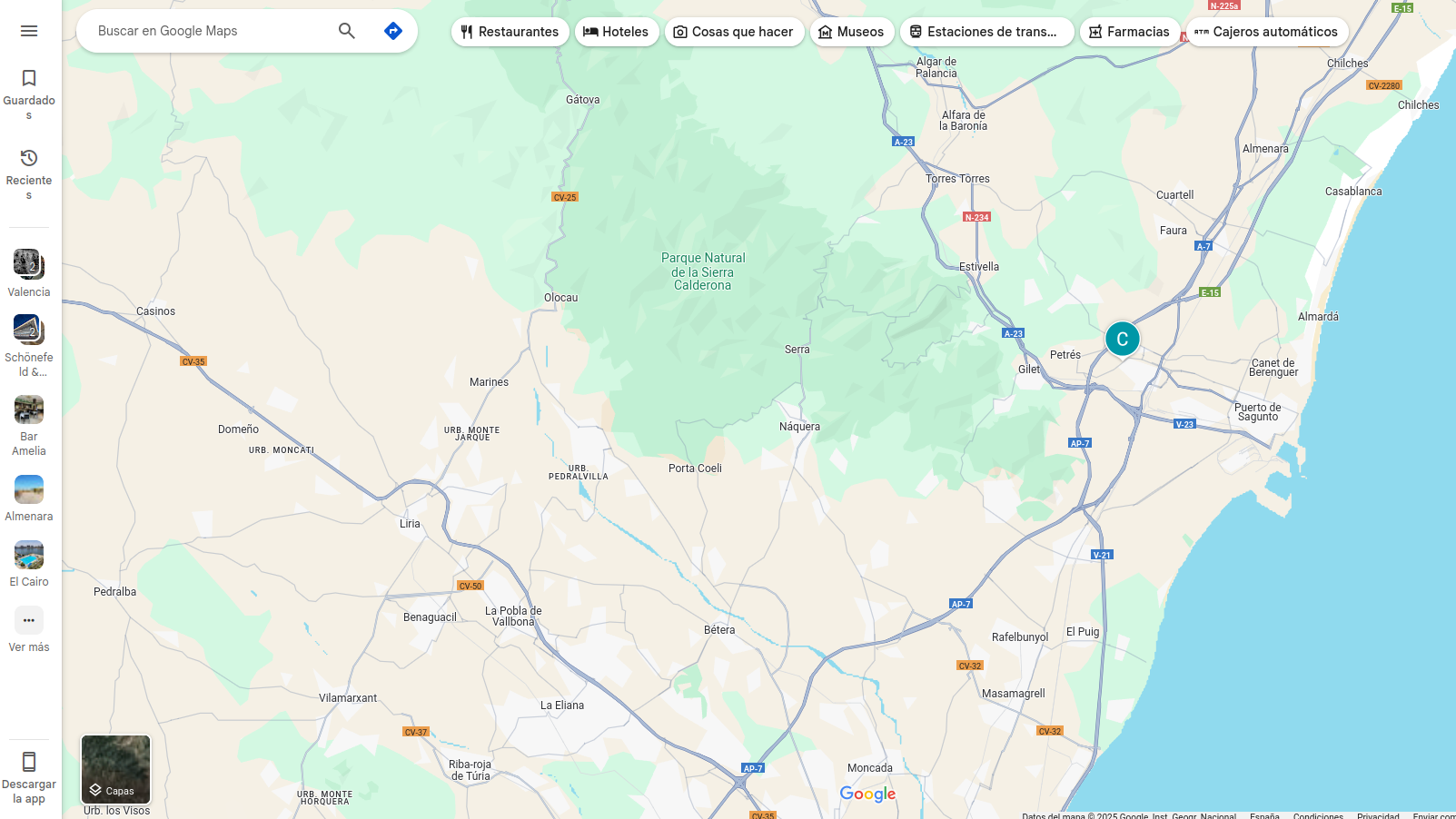 ver google maps antiguos