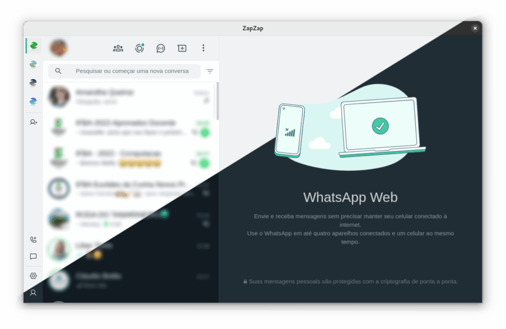 Zap zap, la mejor opciónpara tener whatsapp web en linux