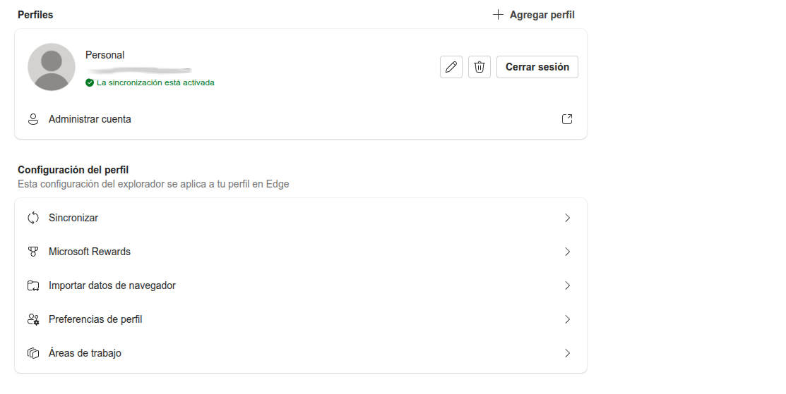 hacer copias de seguridad y restaurar datos en Microsoft Edge