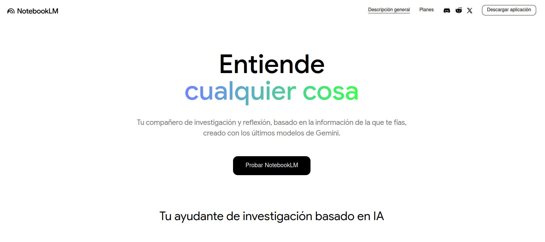 Qué es Google NotebookLM
