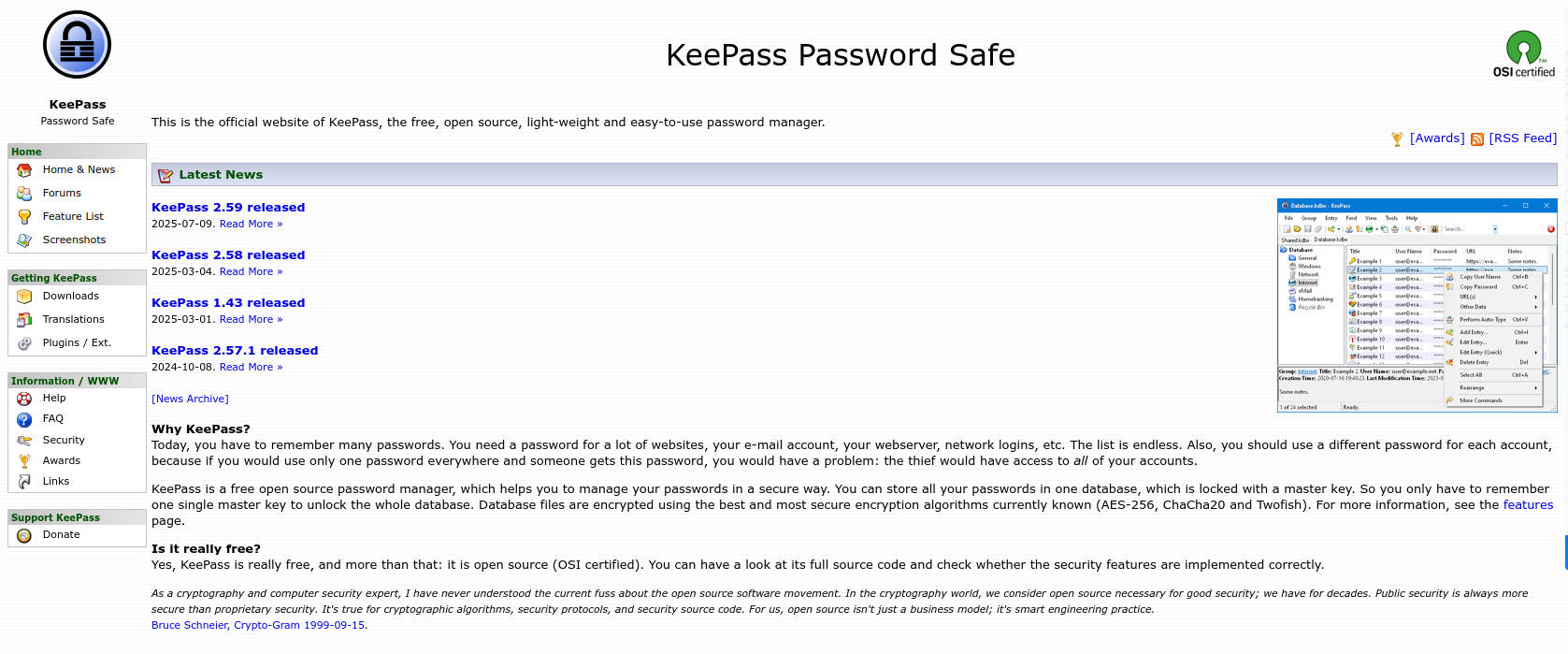 Qué es KeePass