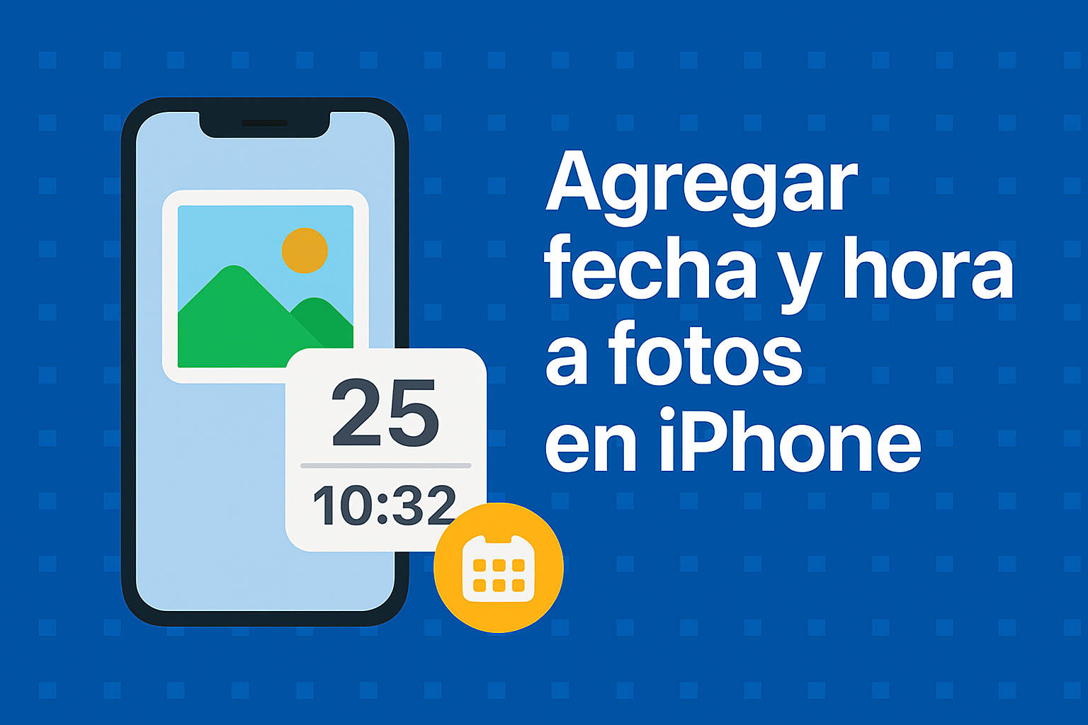 Cómo agregar fecha y hora a fotos en iPhone