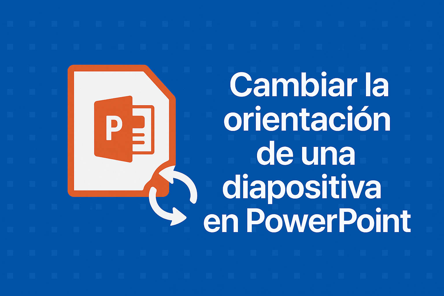 Cómo cambiar la orientación de una sola diapositiva en PowerPoint