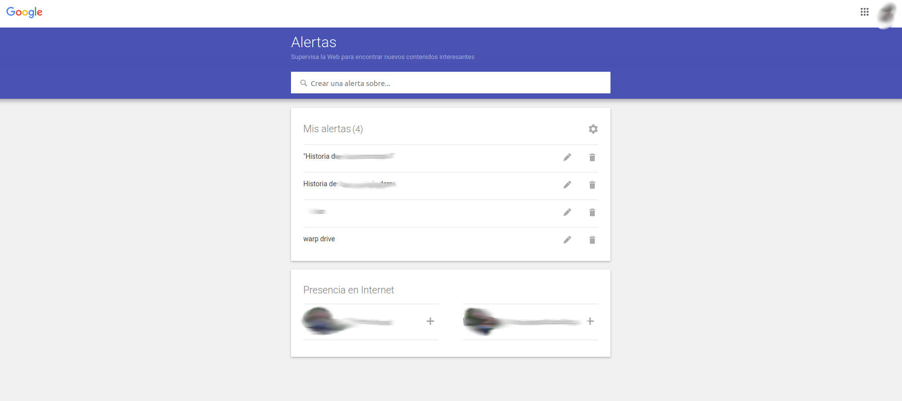 Cómo crear alertas en Google