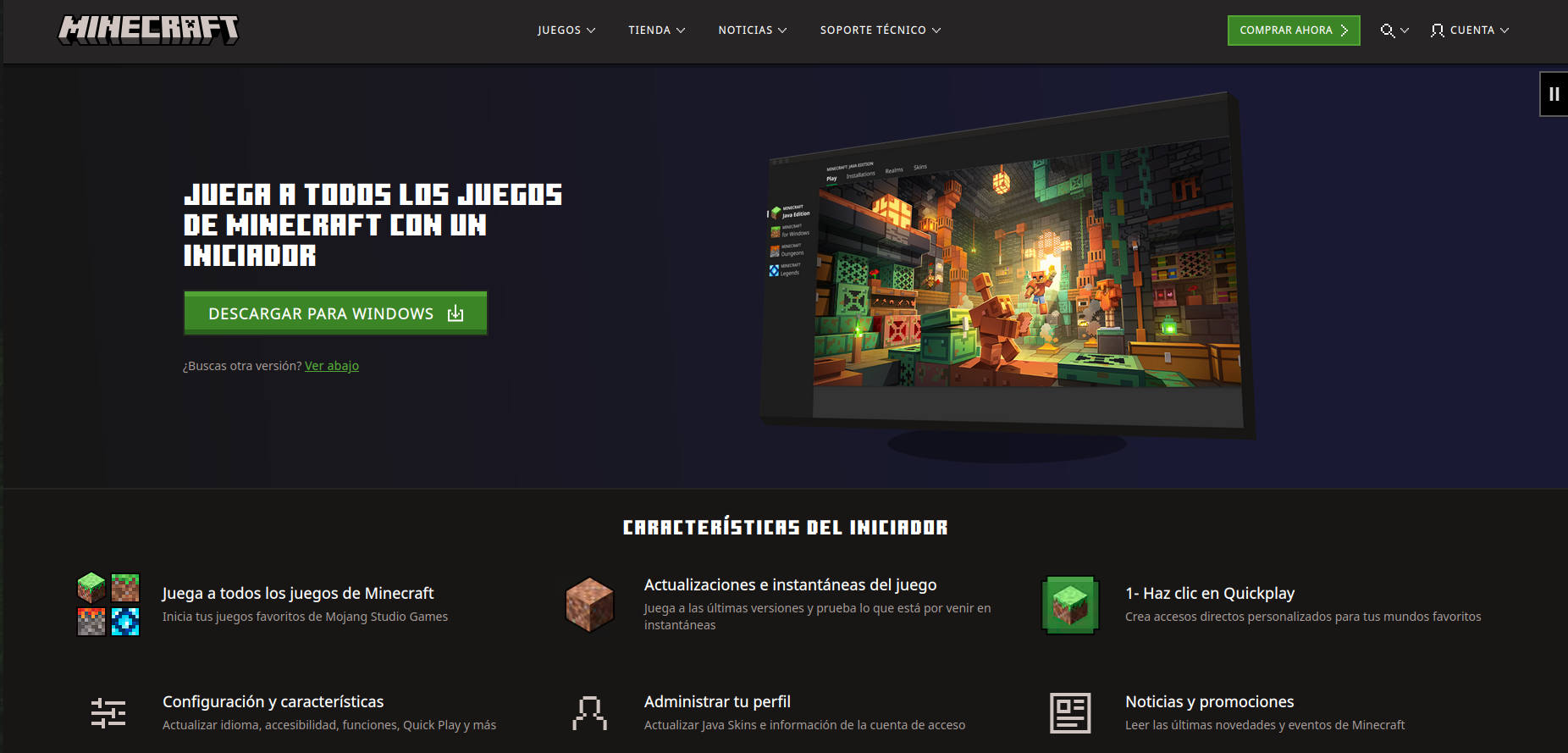 Descargar e Instalar Minecraft en PC: