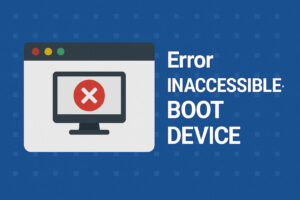 Cómo solucionar el error INACCESSIBLE_BOOT_DEVICE en Windows