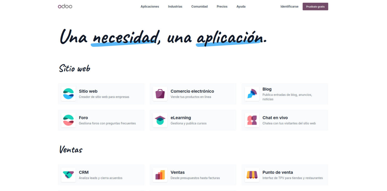 Las mejores aplicaciones de Odoo