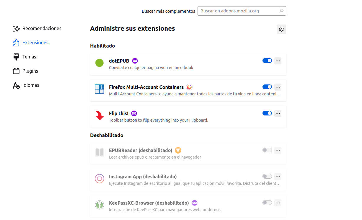 mejores extensiones para Firefox
