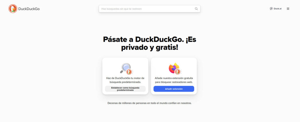 Qué es DuckDuckGo