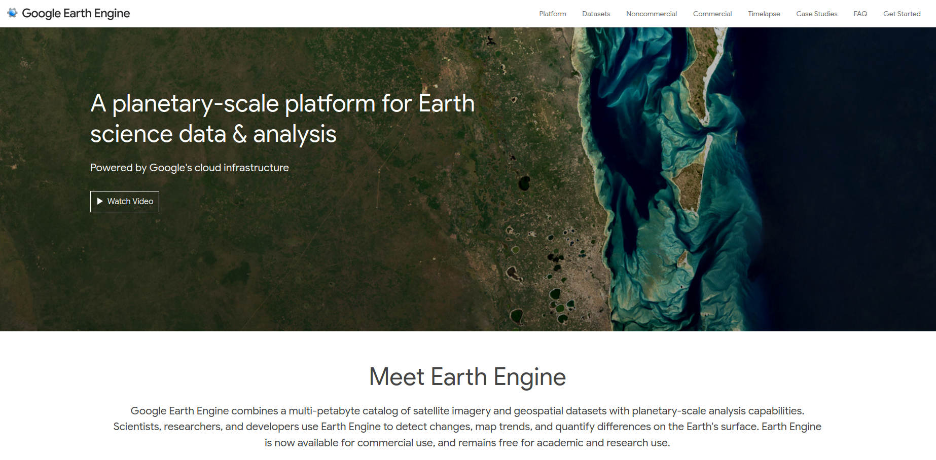 Qué es Google Earth Engine