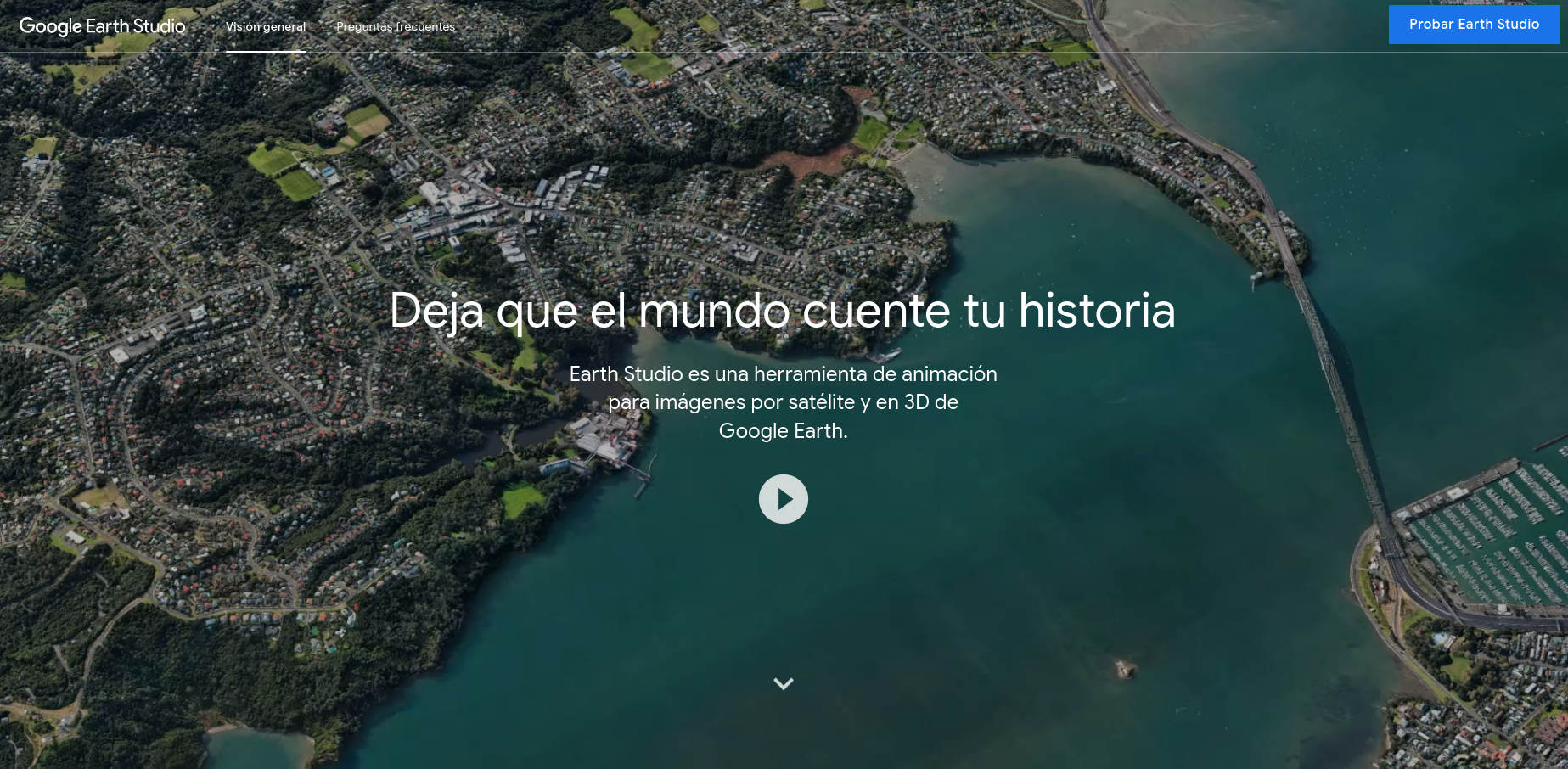 Qué es Google Earth Studio