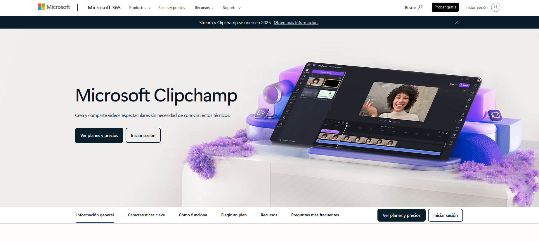 Qué es Microsoft Clipchamp