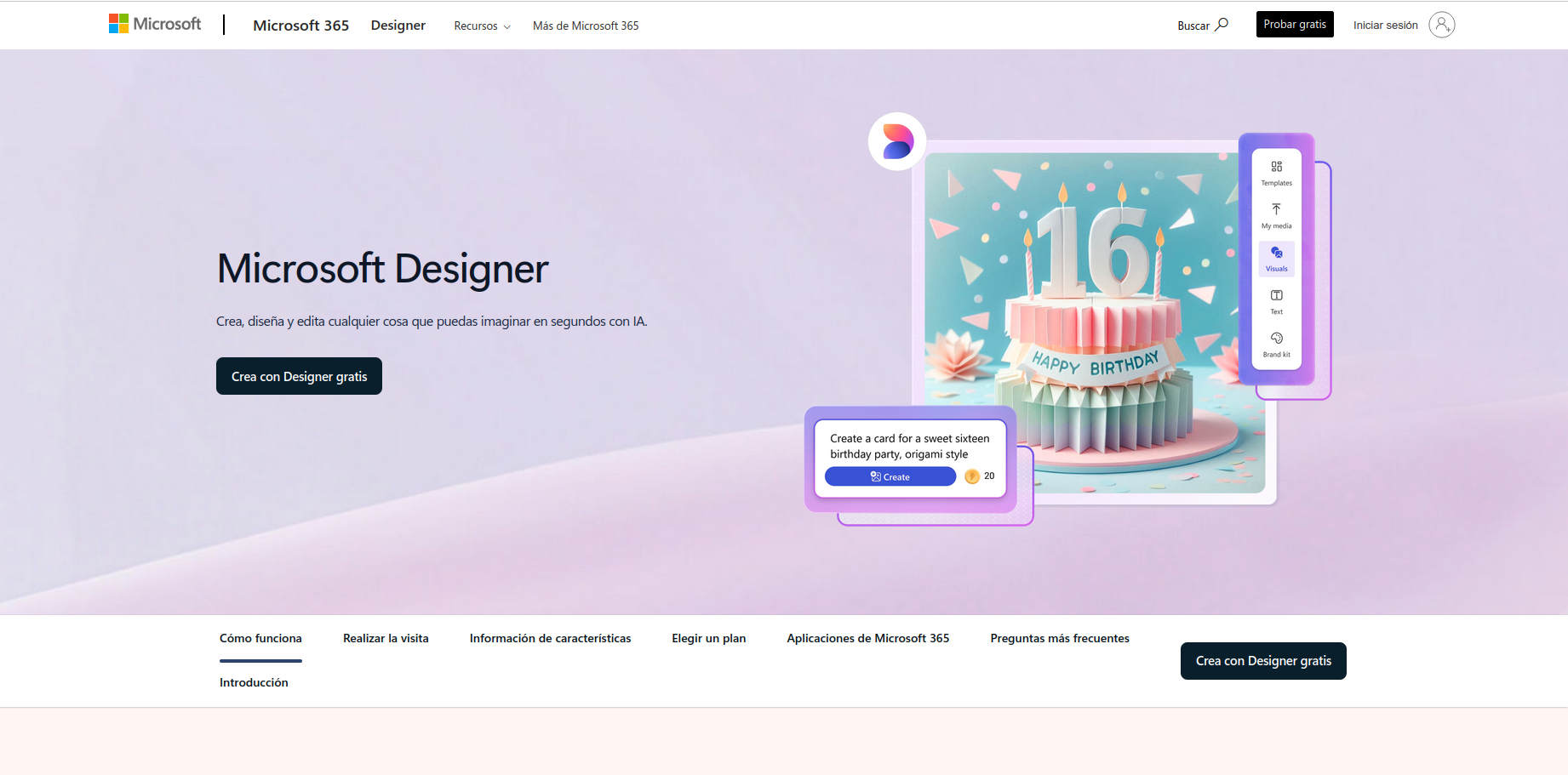 Qué es Microsoft Designer