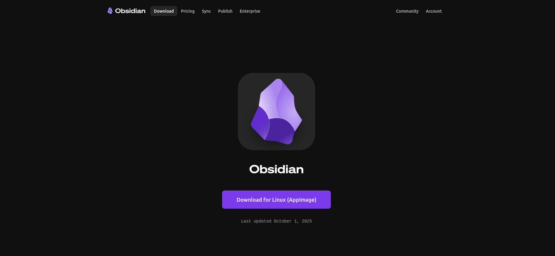 instalar Obsidian en Linux