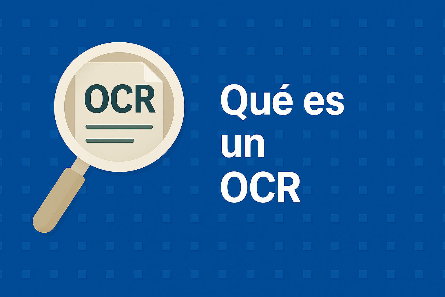 Qué es un OCR