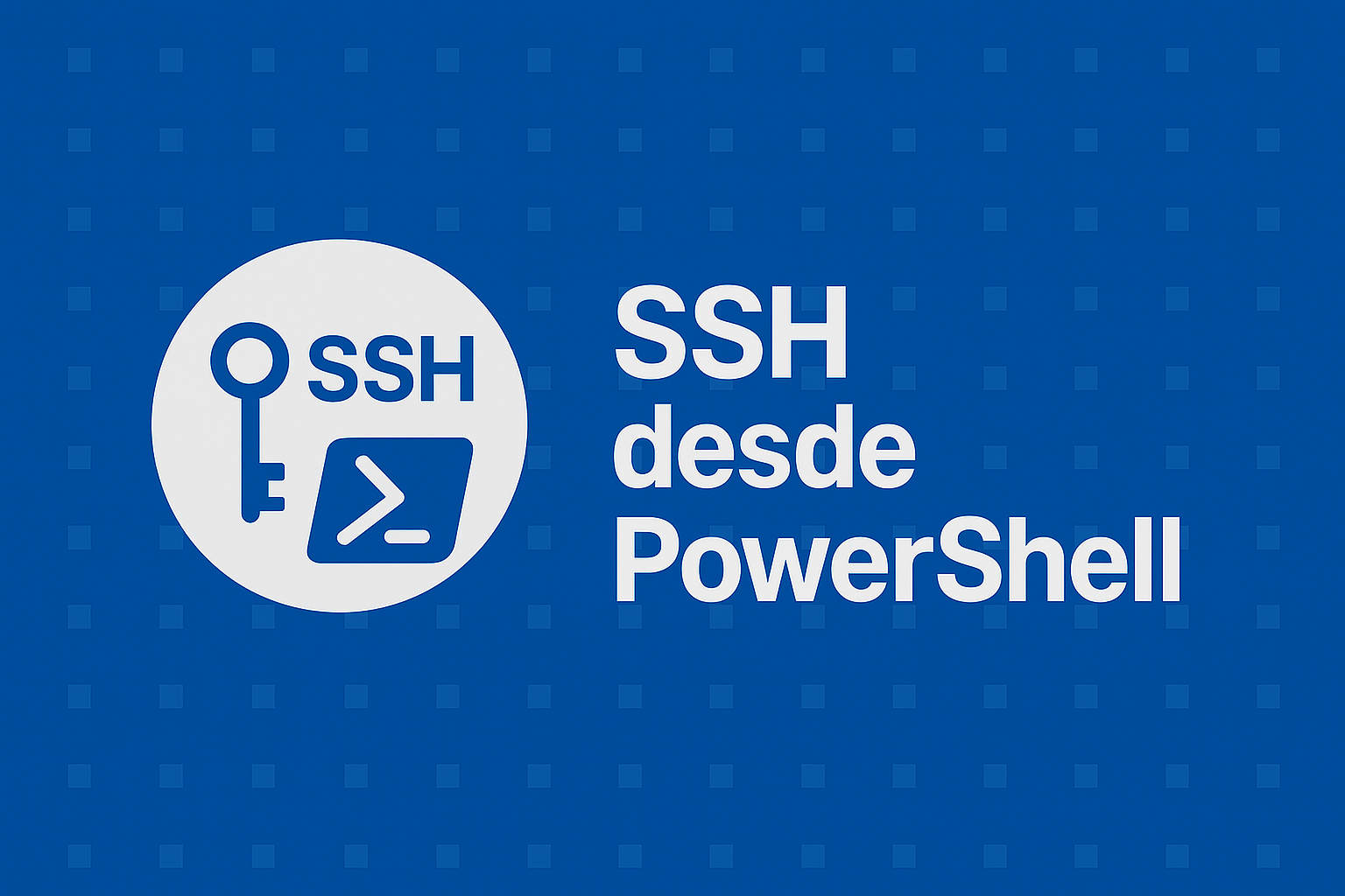 Como usar SSH desde PowerShell