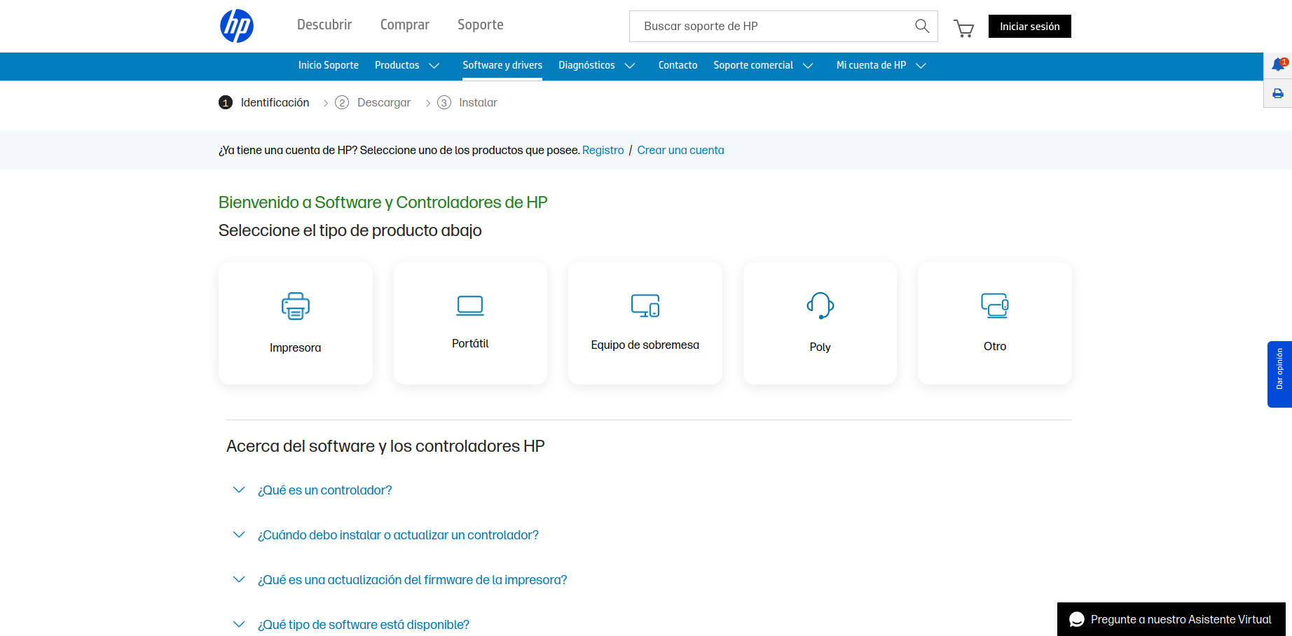 actualizar los drivers de HP en tu ordenador